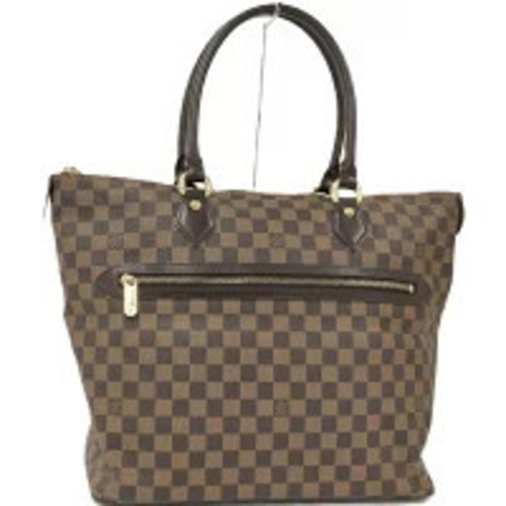 LOUIS VUITTON Saleya Handbag Damier Ebene Brown